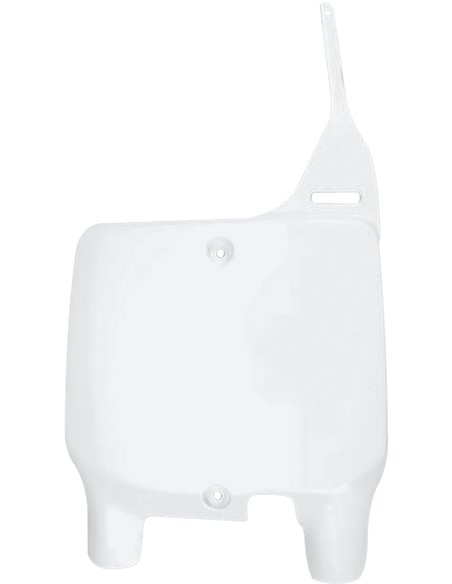 Porta-nombre davanter UFO-Plast Suzuki blanc SU03904-041