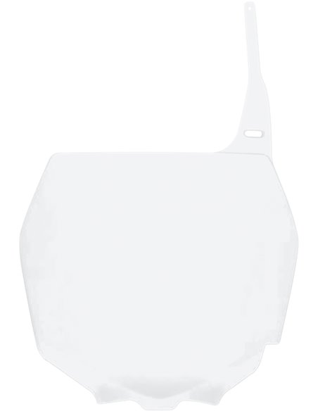 Front number holder UFO-Plast Suzuki white SU03989-041