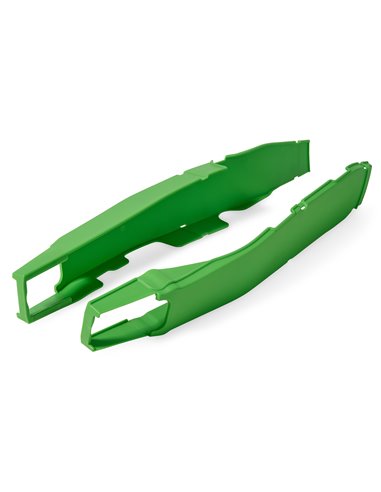 Kawasaki KX250F - Protections de Bras Oscillant Vert - Modèles 2017-20 Polisport 8985000002