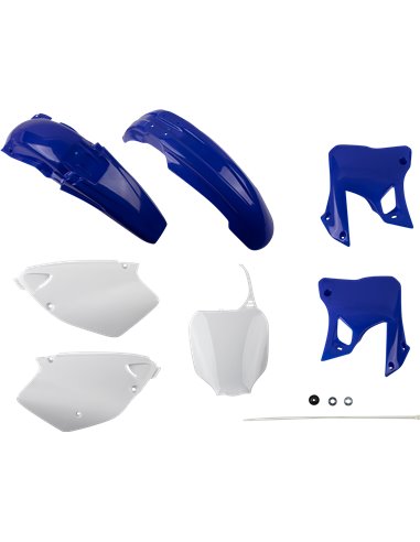 Kit de plásticos Yamaha Yz125-250 color original Yakit300E-999 UFO-Plast