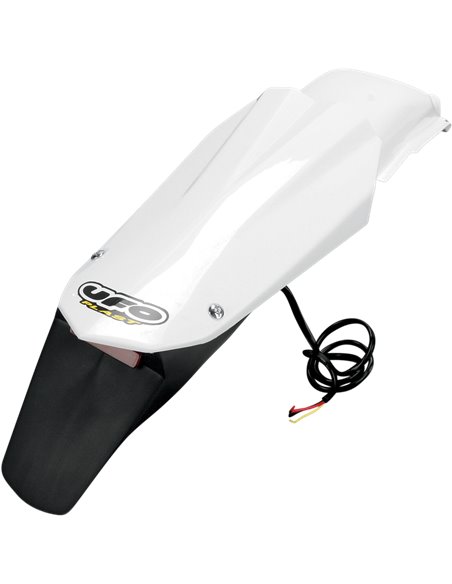 Enduro rear fender W- Led-Light Husqvarna Cr-Wr white Hu03314-041 UFO-Plast