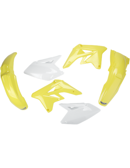 Kit de plástico Suzuki Rmz250 cor original Sukit407E-999 UFO-Plast