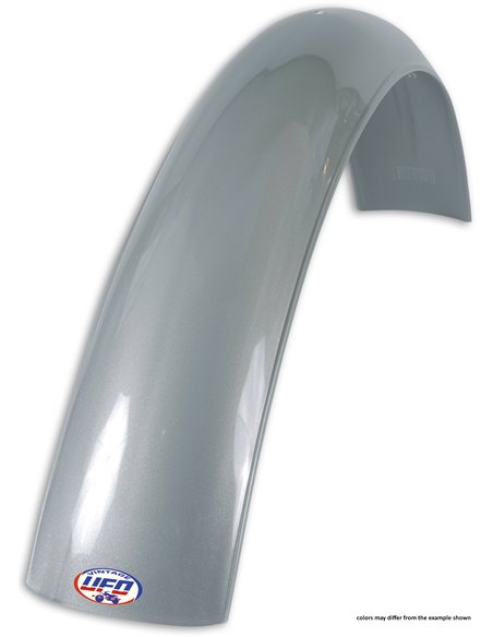 Vintage Uni Parafangs davanter Mx-Enduro (60-74) Silver UFO-Plast ME08000-S