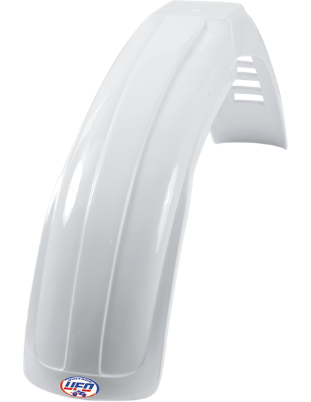 Vintage Uni Front Fender Mx-Enduro Large (78-83) branco UFO-Plast ME08004-W