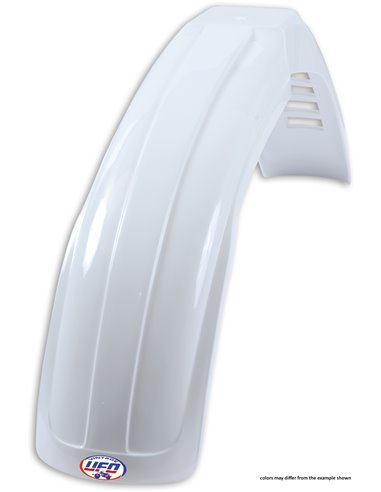 Vintage Uni Front Fender Mx-Enduro Large (78-83) white UFO-Plast ME08004-W
