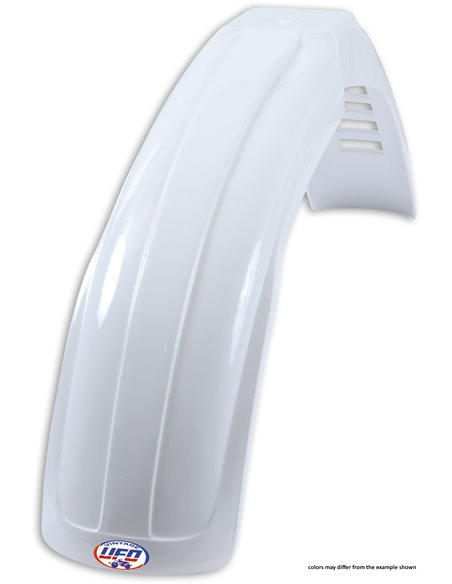 Vintage Uni Front Fender Mx-Enduro Large (78-83) white UFO-Plast ME08004-W