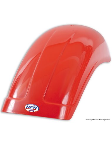 Guarda-lamas Traseiro Uni Vintage Cruz Grande (75-83) Vermelho UFO-Plast ME08024-B