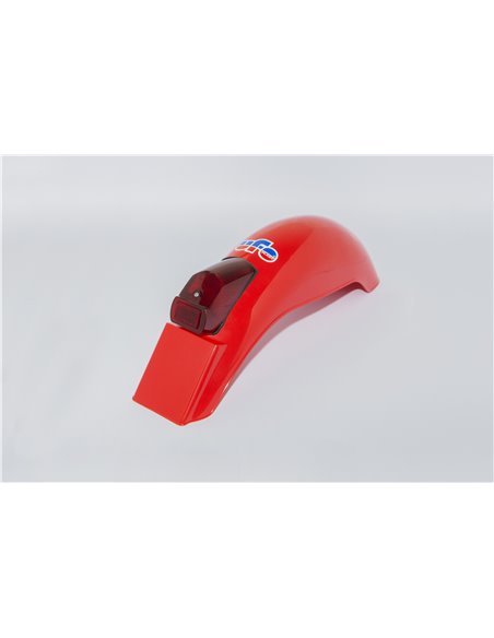 Vintage Uni Enduro Guardabarros trasero W- Taillight (75-79) Red UFO-Plast ME08025-B