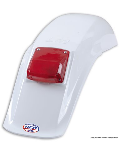 Vintage Uni Enduro Parafangs darrera W- Taillight (83-93) blanc UFO-Plast ME08027-W