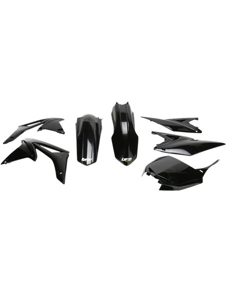 Kit de plástico preto Suzuki Rmz250 Sukit411E-001 UFO-Plast