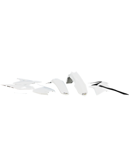 Kit plastique Suzuki Rmz250 blanc Sukit411041 UFO-Plast
