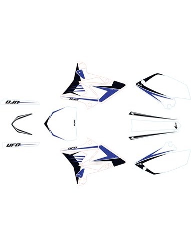 Complete plastic kit UFO-Plast restyling Yamaha white YAKIT312-046