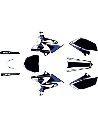 Kit completo de plástico UFO-Plast restyling Yamaha preto YAKIT312-001