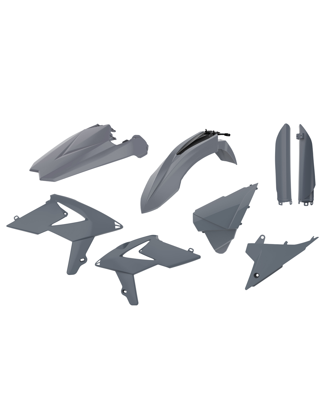 Guardabarros delantero Kawasaki Kxf250-450 negro Ka04733-001 UFO-Plast