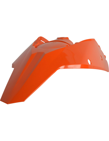 KTM SX,250 SX, SX-F - Guardabarros Trasero y Tapas Laterales Naranja - Modelos 2007-10 Polisport 8567900008