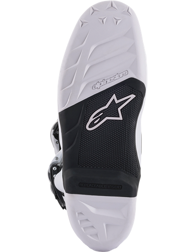 KTM 65 SX - Guardabarros Trasero y Tapas Laterales Blancas - Modelos 2009-15 Polisport 8571600019