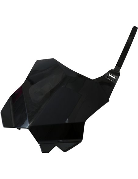 Porte-numéro avant UFO-Plast Kawasaki noir KA04738-001