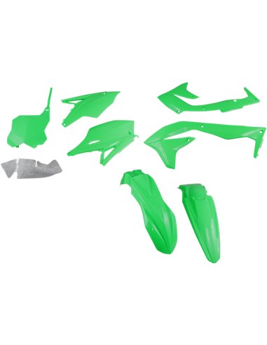 Complete plastic kit UFO-Plast Kawasaki green fluor KAKIT223AFLU