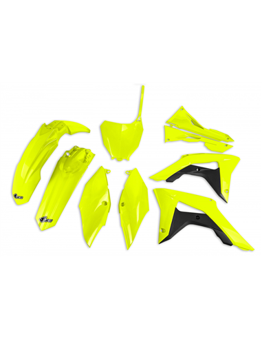 Kit de plásticos Honda Crf450R amarillo Hokit123-Dflu UFO-Plast