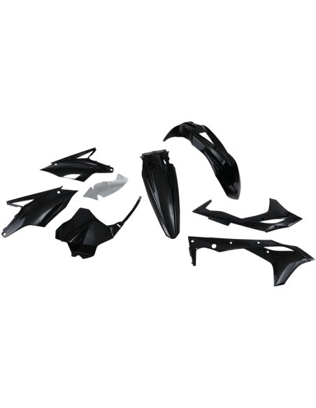 Kit plastique noir UFO-Plast Kawasaki KX250F