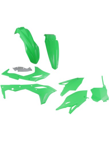 Kit de plÃ¡stico completo UFO Kawasaki green fluor KAKIT225-AFLU