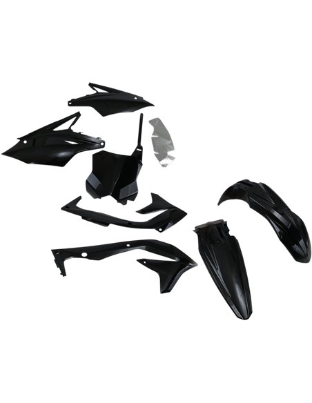 Kit de plásticos Kawasaki negro Kakit226-001 UFO-Plast