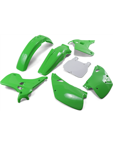 Kit de plástico UFO-Plast Color cor original Kawasaki KX125-250 KAKIT194999