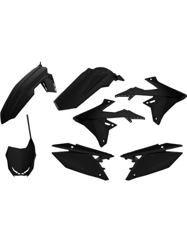 Kawasaki KX250F - Kit de Guia de Cadena y Patin de Brazo Oscilante Negro - Modelos 2017-20 Polisport 90765