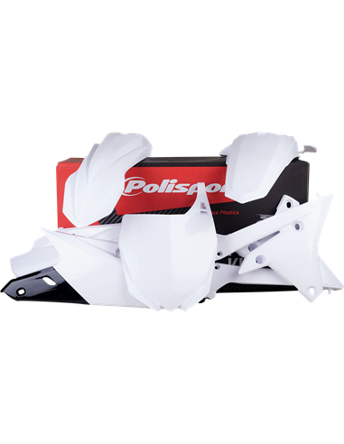 Yamaha YZ250F - MX Kit Plastique Blanc - Modèles 2014-18 Polisport 90582