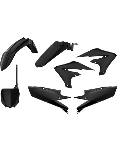 Yamaha YZ250F - Kit de Plástica MX Negro - Modelos 2019-20 Polisport 90768