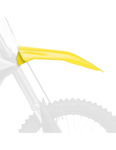 RMZ250 - Parafangs Davanter Groc - Models 2019-20 Polisport 8554400001