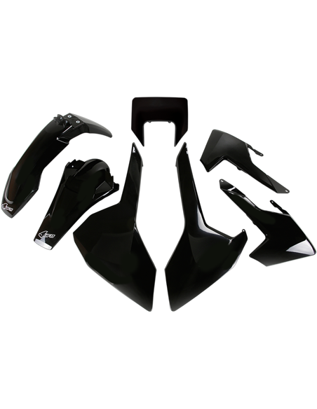 Kit de plásticos Husqvarna Tx-Te-Fe negro Hukit621-001 UFO-Plast