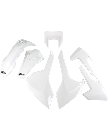 Kit de plásticos Husqvarna Tx-Te-Fe branco Hukit621-041 UFO-Plast