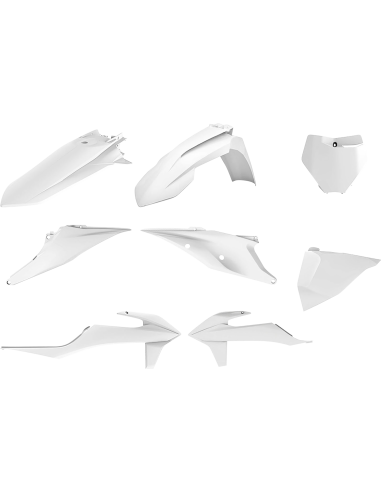 Kit Plastiques SX / SXF 19- BLANC20 Polisport 90809