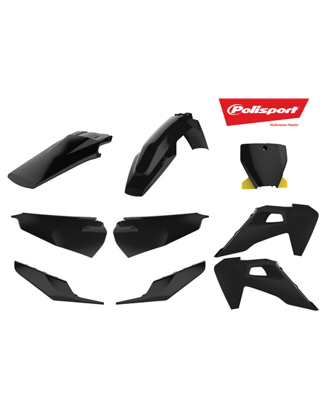Kit de Plàstics TC / FC 19- BLACK Polisport 90.798
