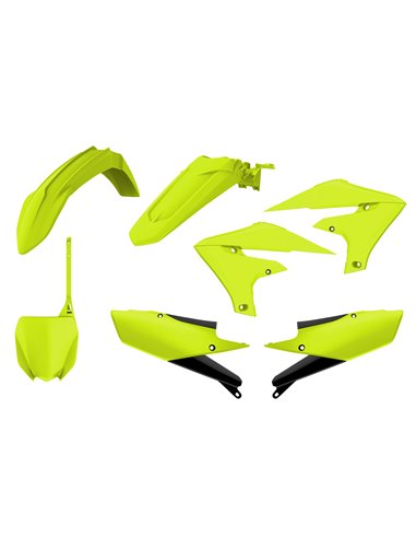 Yamaha YZ250F -  Plastic Kit Yellow Flo - 2019-20 Models Polisport 90782