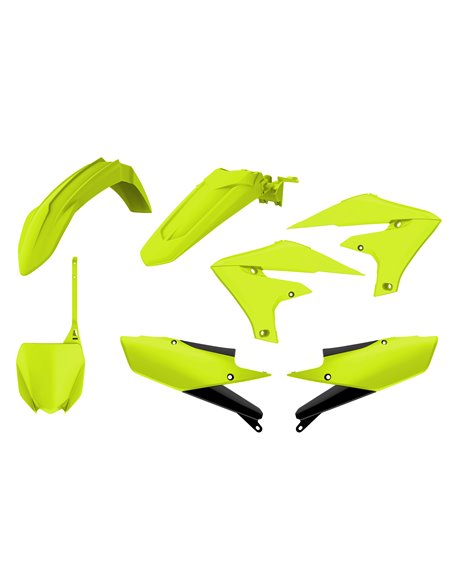 Yamaha YZ250F -  Plastic Kit Yellow Flo - 2019-20 Models Polisport 90782