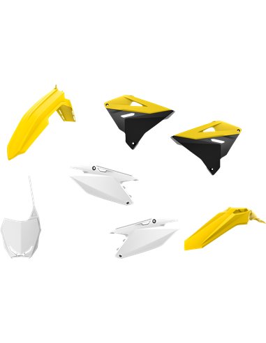 Suzuki RM125,250 - MX Restyling Kit OEM Color - 2001-08 Models Polisport 90864