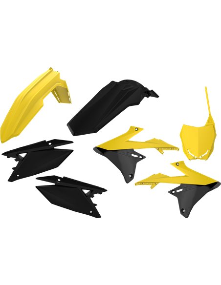 Suzuki RMZ 250 - Kit de Plásticos Amarelos/Pretos - Modelos 2019-20 Polisport 90839