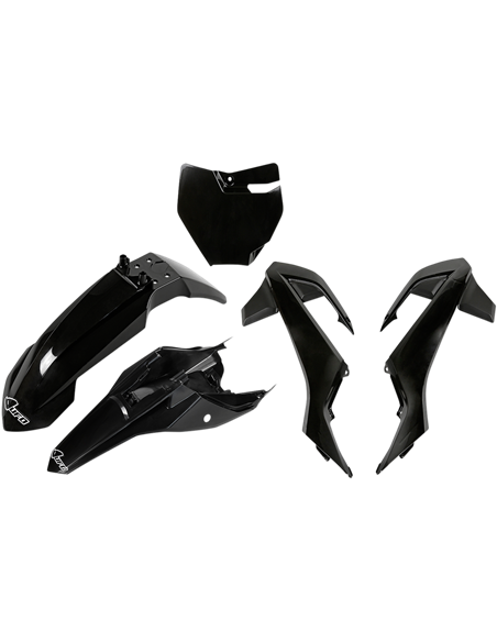 Kit plástico KTM SX65 preto UFO-Plast Ktkit526001