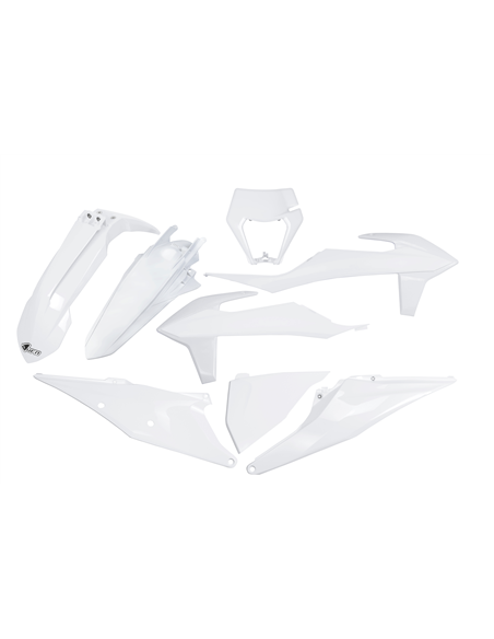 Kit plástico KTM EXC 2020 branco-20 UFO-Plast Ktkit527042