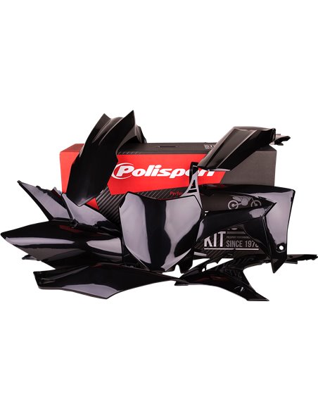 Honda CRF250R - Kit de Plástica MX Negro - Modelos 2014-17 Polisport 90562