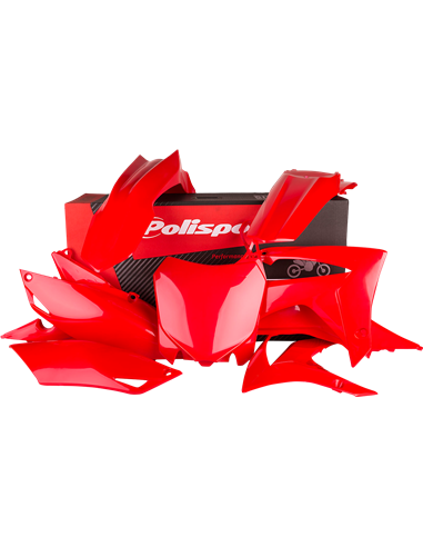 Honda CRF250R - MX Kit Plastique Rouge - Modèles 2014-17 Polisport 90628