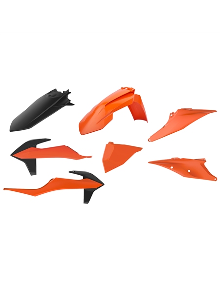 KTM EXC / EXC-F XC-W / XCF-W - Kit de Plàstiques per Enduro Color OEM - Models 2020 Polisport 90909