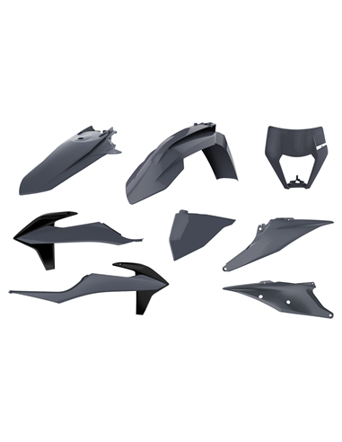 KTM EXC,EXC-F,XC-W,XCF-W - Kit de Plástica Nardo Grey - Modelos 2020 Polisport 90917