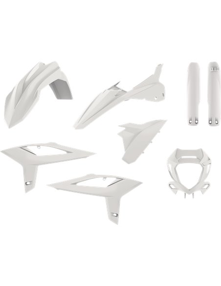 Beta RR 2T/4T -  Kit de Plástica Enduro Blanco - Modelos 2020 Polisport 90929