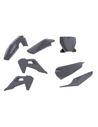 Husqvarna TC,FC - Replica Plastic Kit Nardo Grey - 2019-20 Models Polisport 90843