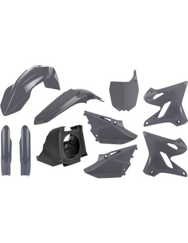Yamaha YZ125, YZ250 Restyling - Joc Plàstics Nardo Grey - Models 2002-20 Polisport 90908
