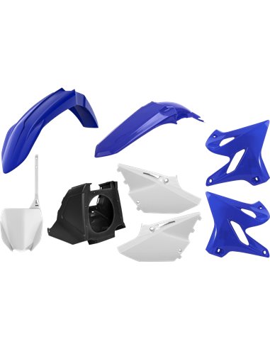 Yamaha YZ125,YZ250 - Kit Plástica Restyling Color OEM Estilo YZ450F - Modelos 2002-20 Polisport 90899