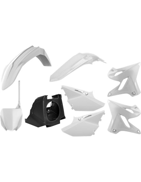 Yamaha YZ125,YZ250 - Kit de Plásticos Restyling Branco Estilo YZ450F - Modelos 2002-20 Polisport 90900
